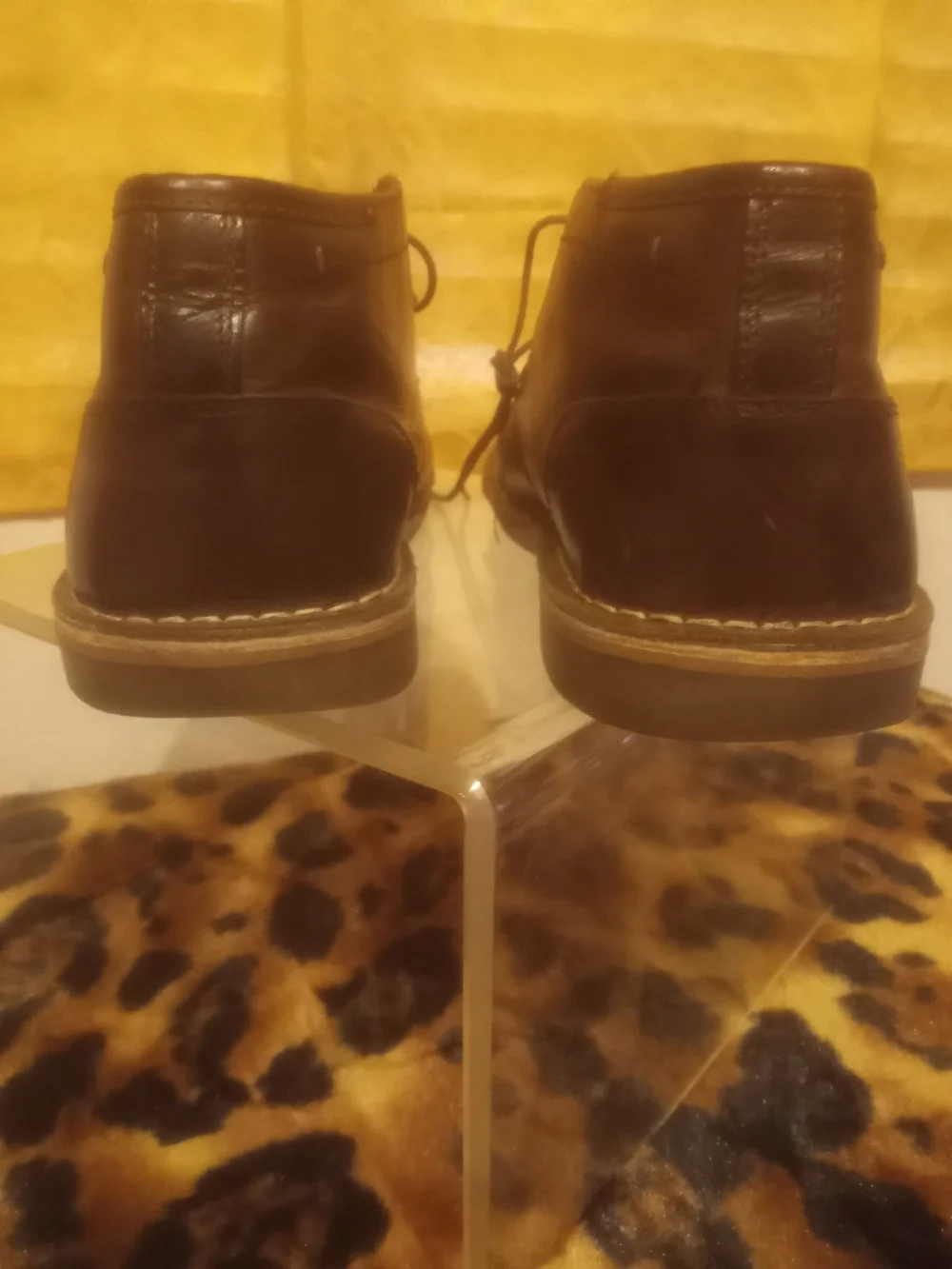 Steve Madden Brown Leather Chukka Boots